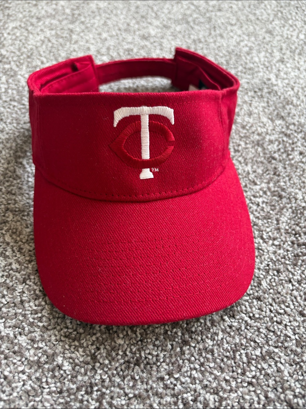 MN Twins red visor